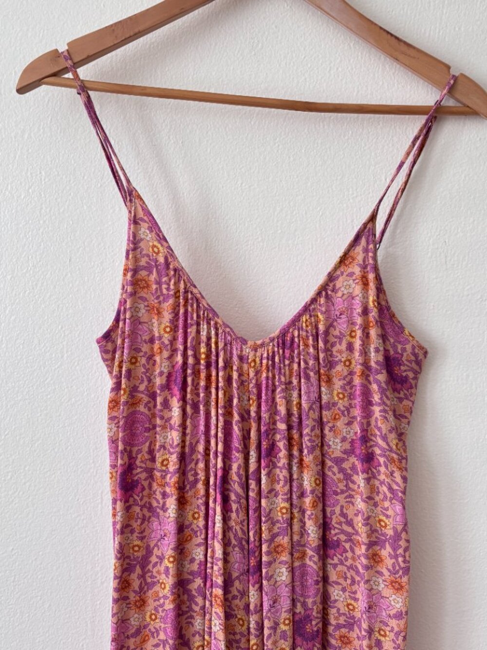 SPELL Village Strappy Maxi Dress in Sunrise - Picture 4 of 8